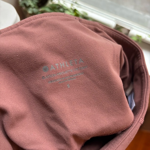 Athleta Elation Pirouette 7/8 Leggings in Dusty Rose Pink - Picture 3 of 7